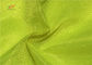 Polyester Green Slub Mesh Fluorescent Material Fabric For Garments Mesh With Stripes